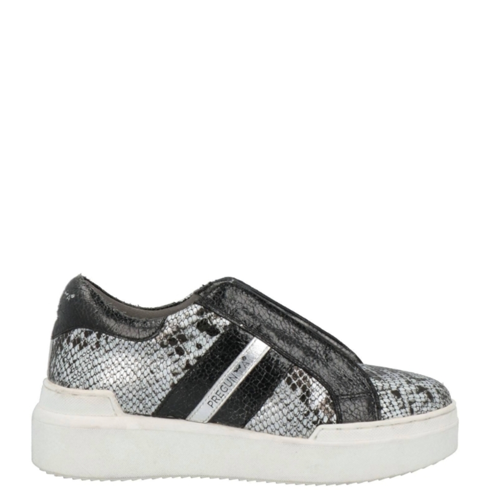 Pregunta Black and Silver Fashion Women's Sneakers, Size 40